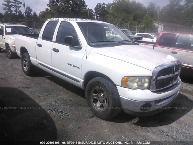 3D7HA18Z42G129016 - 2002 DODGE RAM 1500 WHITE photo 1