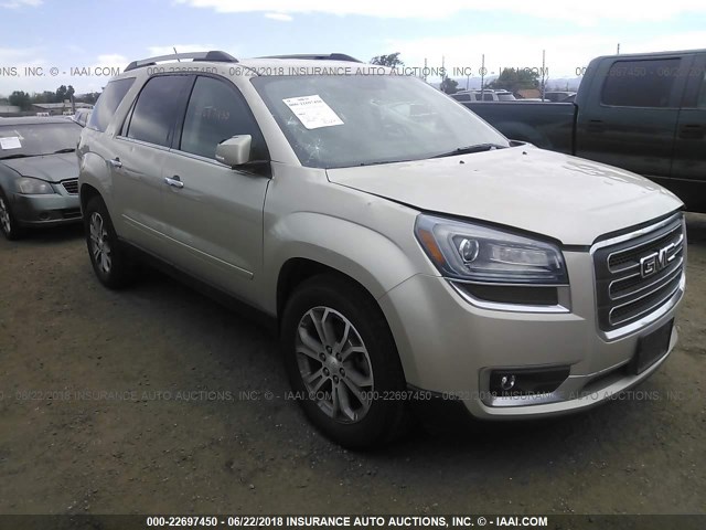 1GKKVRKD3EJ141326 - 2014 GMC ACADIA SLT-1 TAN photo 1