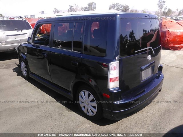 JTLKT324864076007 - 2006 TOYOTA SCION XB ლურჯი ფოტო 3