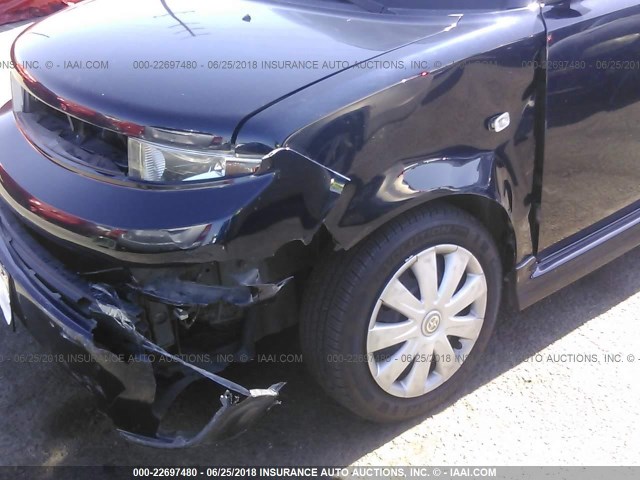 JTLKT324864076007 - 2006 TOYOTA SCION XB ლურჯი ფოტო 6