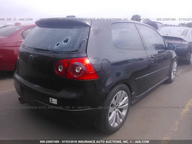 WVWFV71K76W129749 - 2006 VOLKSWAGEN NEW GTI BLACK photo 4