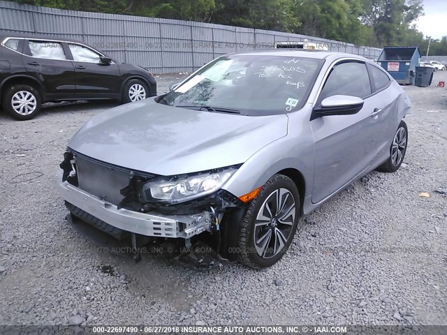 2HGFC3B79HH352919 - 2017 HONDA CIVIC EXL 灰色 照片 2