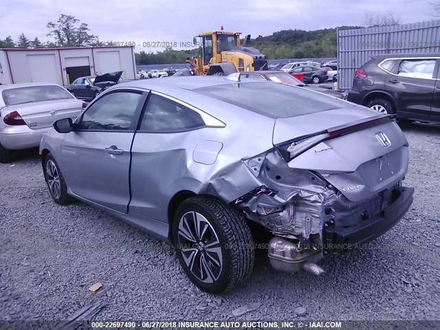 2HGFC3B79HH352919 - 2017 HONDA CIVIC EXL 灰色 照片 3