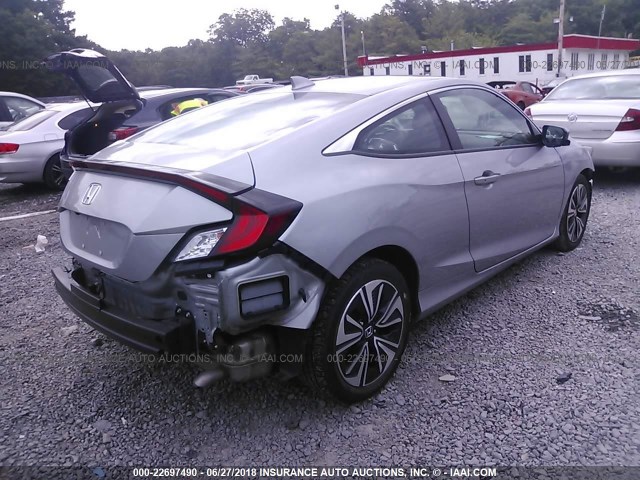 2HGFC3B79HH352919 - 2017 HONDA CIVIC EXL 灰色 照片 4