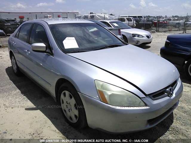 1HGCM66324A026560 - 2004 HONDA ACCORD LX SILVER photo 1