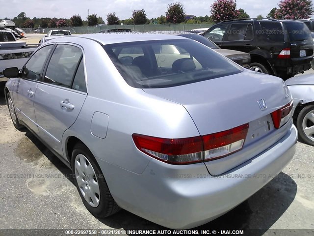 1HGCM66324A026560 - 2004 HONDA ACCORD LX SILVER photo 3