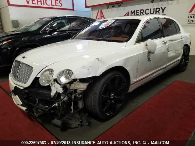 SCBBR53W76C032269 - 2006 BENTLEY CONTINENTAL FLYING SPUR WHITE photo 2