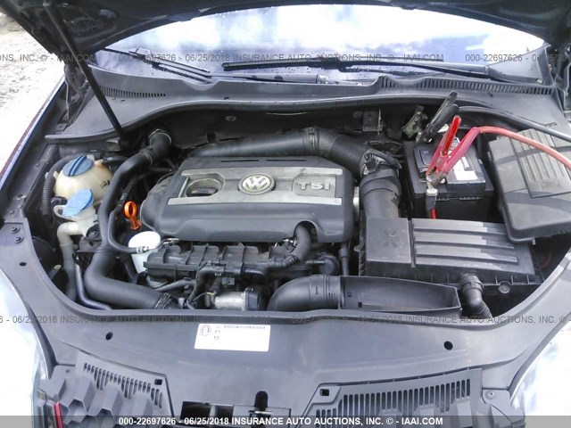 3VWDA71K89M099620 - 2009 VOLKSWAGEN GLI შავი ფოტო 10