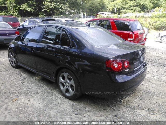 3VWDA71K89M099620 - 2009 VOLKSWAGEN GLI შავი ფოტო 3