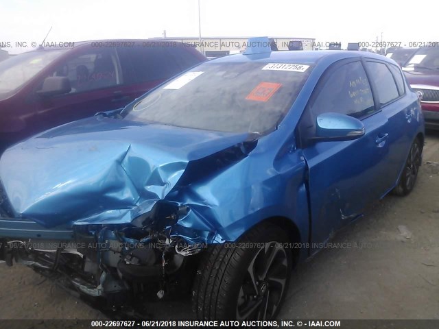 JTNKARJE4JJ564956 - 2018 TOYOTA COROLLA IM BLUE photo 2