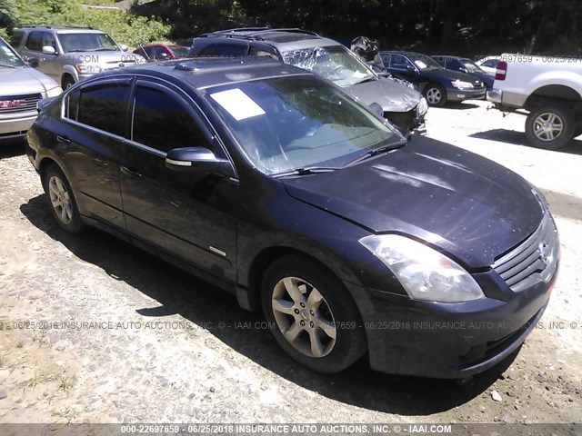 1N4CL21EX7C177986 - 2007 NISSAN ALTIMA HYBRID BLACK photo 1