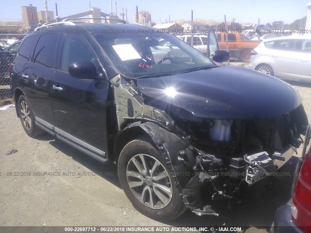 5N1AR2MM1GC664136 - 2016 NISSAN PATHFINDER S/SV/SL/PLATINUM 黑色 照片 1