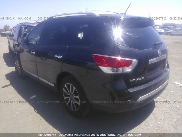 5N1AR2MM1GC664136 - 2016 NISSAN PATHFINDER S/SV/SL/PLATINUM 黑色 照片 3