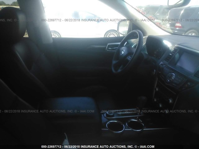 5N1AR2MM1GC664136 - 2016 NISSAN PATHFINDER S/SV/SL/PLATINUM 黑色 照片 5