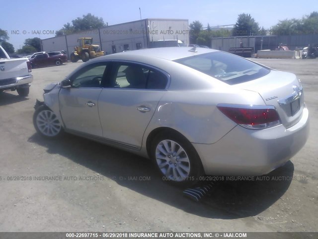 1G4GF5E34DF250675 - 2013 BUICK LACROSSE PREMIUM TAN photo 3