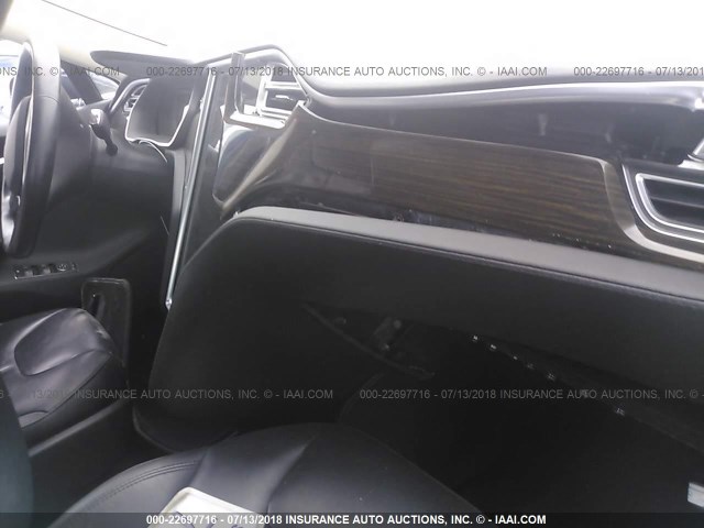 5YJSA1H15EFP44873 - 2014 TESLA MODEL S BLUE photo 5