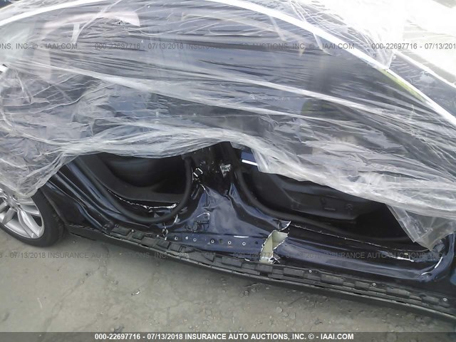 5YJSA1H15EFP44873 - 2014 TESLA MODEL S BLUE photo 6