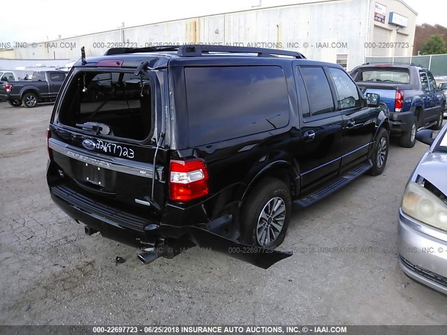 1FMJK1JT0HEA03472 - 2017 FORD EXPEDITION EL XLT/EL KING RANCH BLACK photo 4