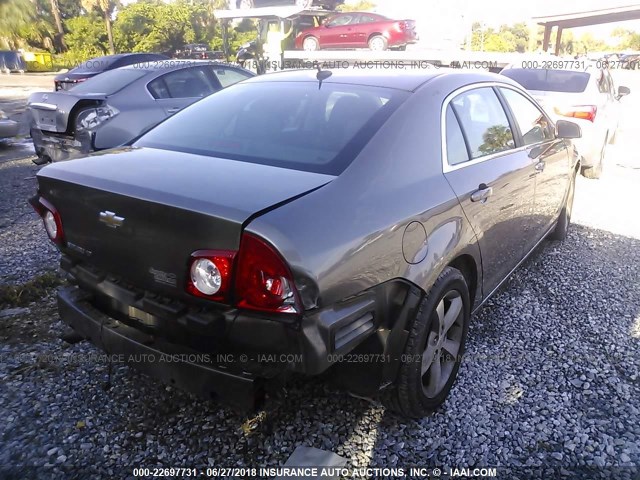 1G1ZC5E13BF114631 - 2011 CHEVROLET MALIBU 1LT GRAY photo 4