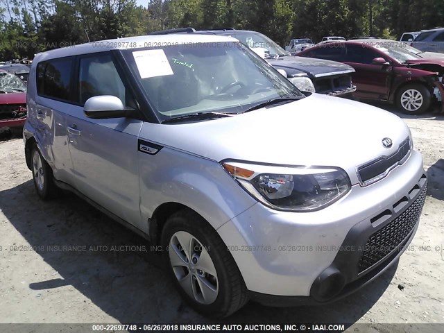 KNDJN2A22G7858265 - 2016 KIA SOUL 银色 照片 1