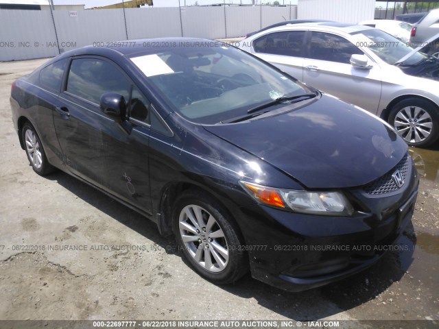 2HGFG3B02CH513725 - 2012 HONDA CIVIC EXL BLACK photo 1