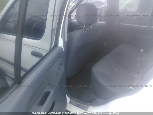 5N1ED28Y62C513640 - 2002 NISSAN XTERRA XE/SE WHITE photo 8