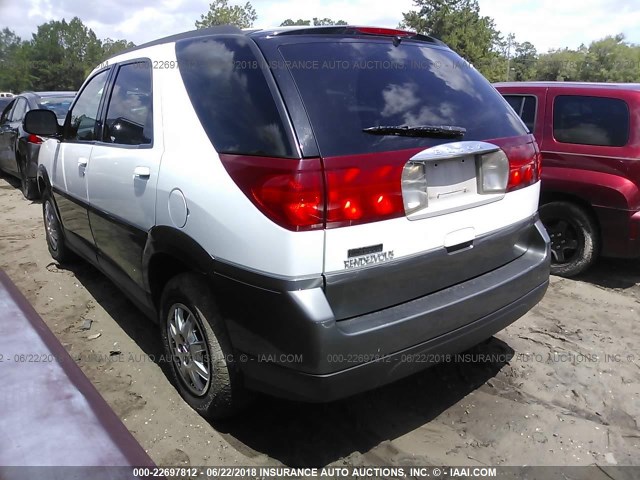 3G5DA03E14S536855 - 2004 BUICK RENDEZVOUS CX/CXL WHITE photo 3