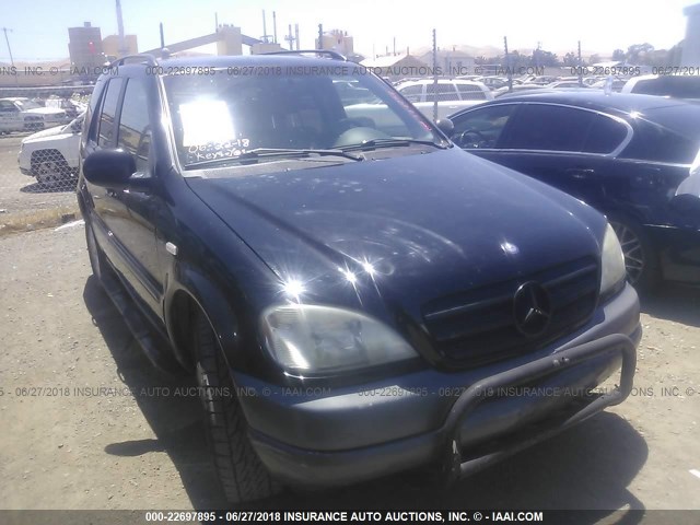 4JGAB54E0WA031989 - 1998 MERCEDES-BENZ ML 320 BLACK photo 1