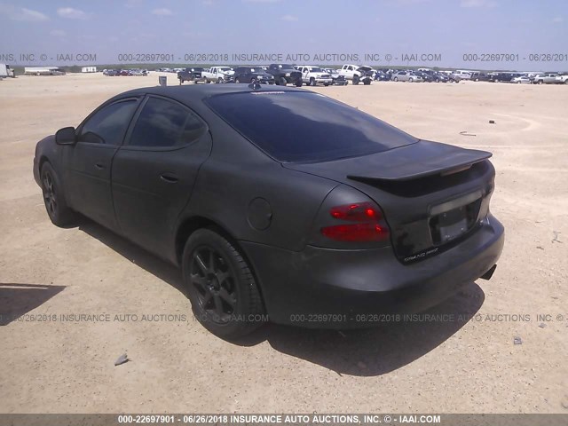 2G2WR544141218103 - 2004 PONTIAC GRAND PRIX GTP შავი ფოტო 3
