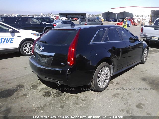 1G6DS8EV4A0148073 - 2010 CADILLAC CTS PREMIUM COLLECTION BLACK photo 4