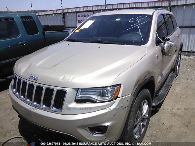1C4RJFBG3FC142495 - 2015 JEEP GRAND CHEROKEE LIMITED GOLD photo 6