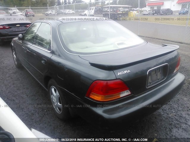 JH4UA3648WC009495 - 1998 ACURA 3.2TL GREEN photo 3