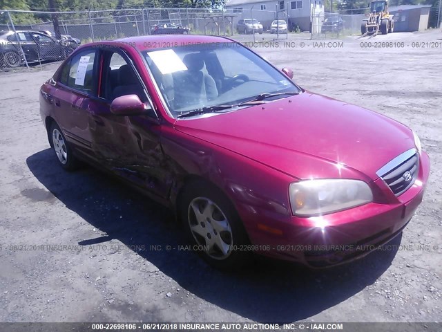 KMHDN46D96U331726 - 2006 HYUNDAI ELANTRA GLS/GT/LIMITED RED photo 1