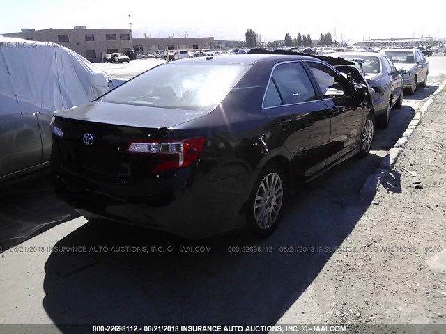 4T1BF1FK5EU313529 - 2014 TOYOTA CAMRY L/SE/LE/XLE 黑色 照片 4