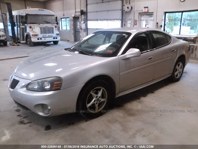 2G2WP552461297045 - 2006 PONTIAC GRAND PRIX ვერცხლისფერი ფოტო 2