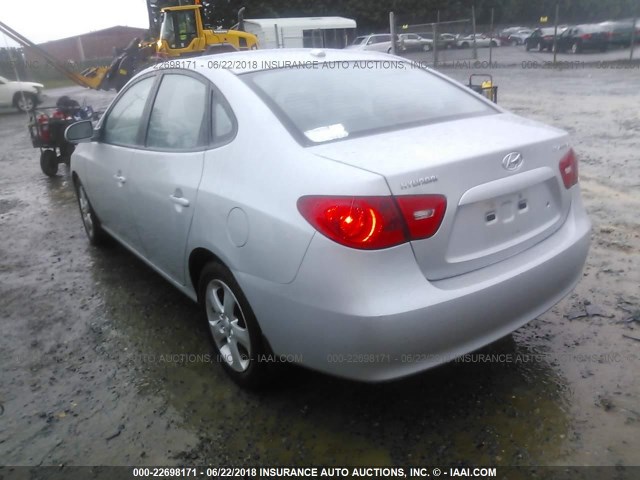 KMHDU46D48U389040 - 2008 HYUNDAI ELANTRA GLS/SE/LIMITED SILVER photo 3