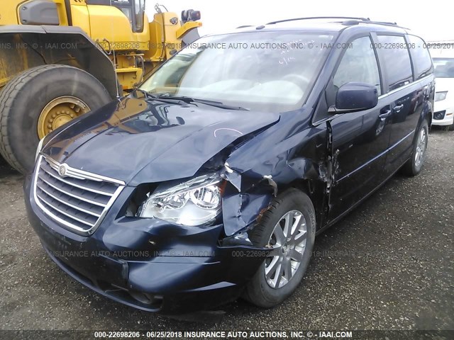 2A8HR54P38R647063 - 2008 CHRYSLER TOWN & COUNTRY TOURING BLUE photo 6