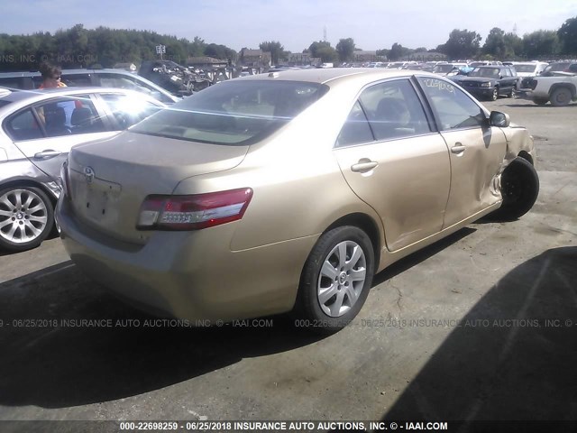 4T1BF3EK2BU141324 - 2011 TOYOTA CAMRY SE/LE/XLE GOLD photo 4