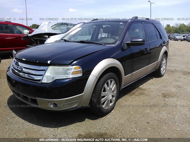 1FMDK07W58GA26906 - 2008 FORD TAURUS X EDDIE BAUER BLUE photo 2