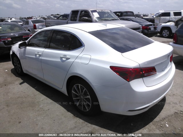 19UUB1F35JA011656 - 2018 ACURA TLX WHITE photo 3