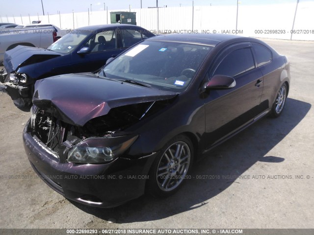 JTKDE3B77A0311126 - 2010 TOYOTA SCION TC 紫色 照片 2