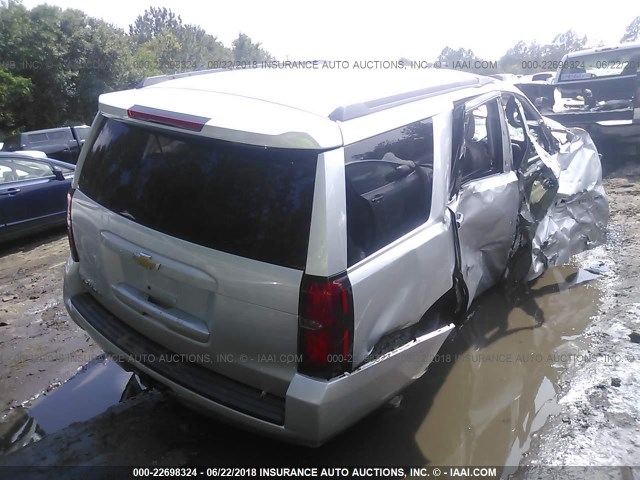 1GNSCBKC6GR260645 - 2016 CHEVROLET TAHOE C1500 LT SILVER photo 4