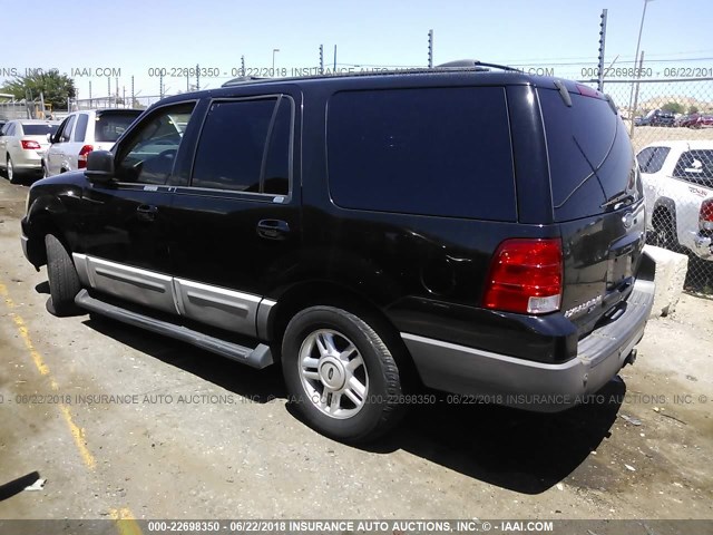 1FMPU15L73LC17720 - 2003 FORD EXPEDITION XLT BLACK photo 3