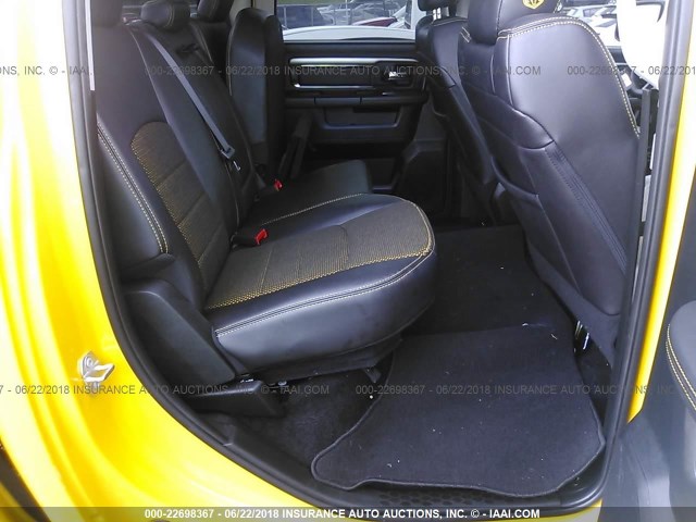 1C6RR6MT1GS347654 - 2016 RAM 1500 SPORT YELLOW photo 8