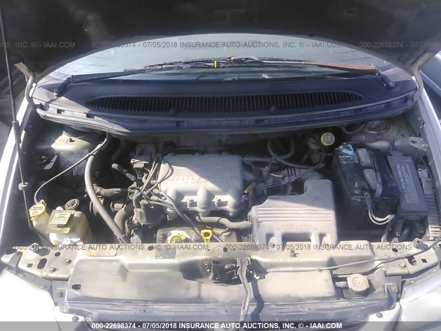 2B4GP2537YR607052 - 2000 DODGE CARAVAN GREEN photo 10