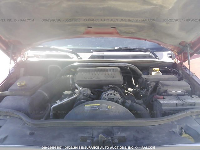 1J8HG48N56C339102 - 2006 JEEP COMMANDER 栗色 照片 10