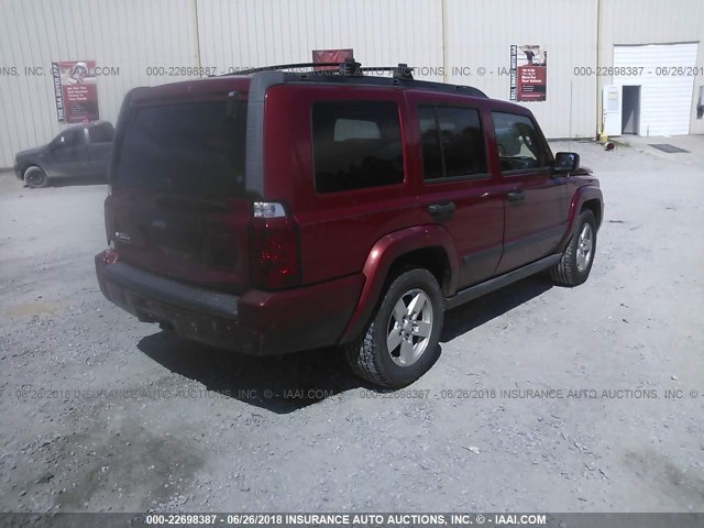 1J8HG48N56C339102 - 2006 JEEP COMMANDER 栗色 照片 4