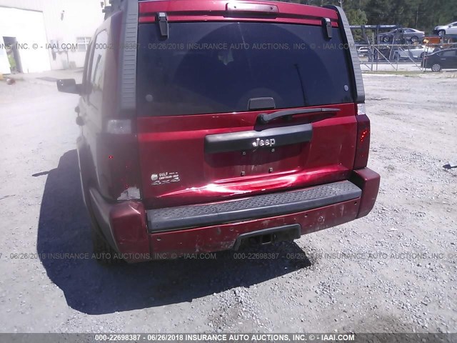 1J8HG48N56C339102 - 2006 JEEP COMMANDER 栗色 照片 6