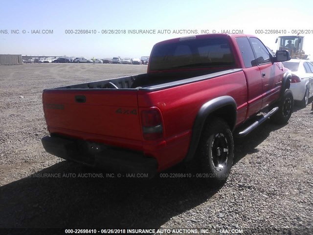 3B7HF13Z4TG169553 - 1996 DODGE RAM 1500 RED photo 4