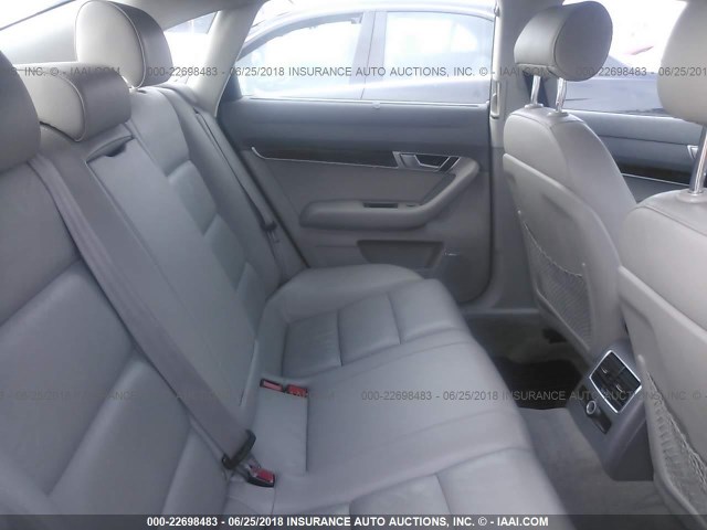 WAUEH74F47N040002 - 2007 AUDI A6 S-LINE QUATTRO GRAY photo 8